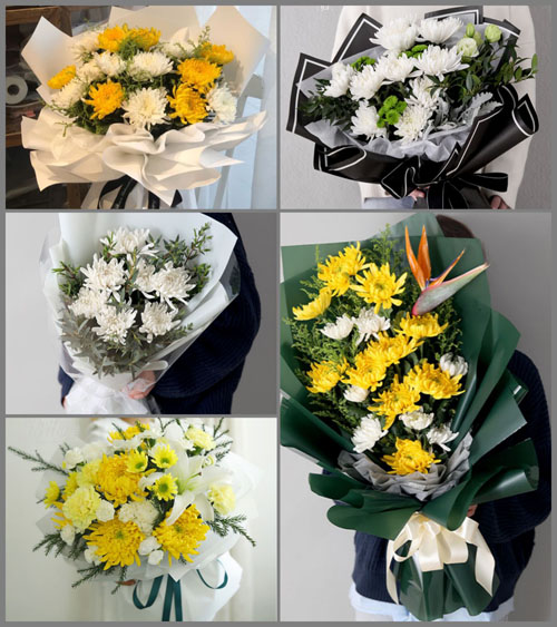 贵州毕节市七星关区普宜镇白事花束代送